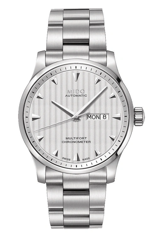 Mido,Multifort 42mm,42mm,Stainless Steel,White,Automatic,Date,Day,M005,M005.431.11.031.00