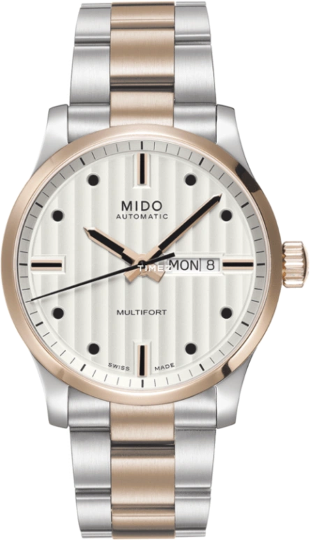 Mido,Multifort 38mm,38mm,Stainless Steel,Silver White,Automatic,Date,Day,M005,M005.830.22.031.02