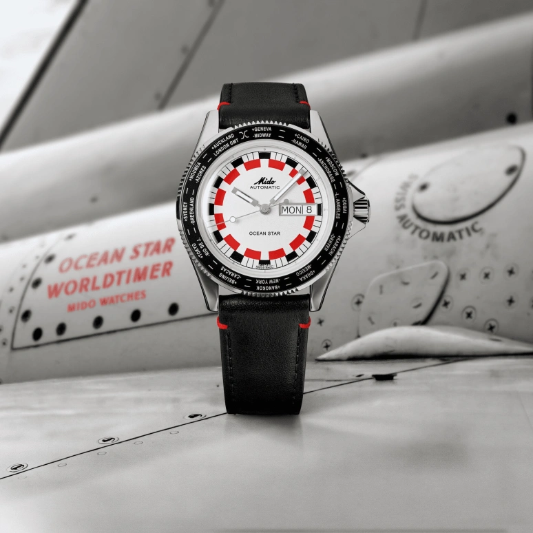 Mido,Ocean Star 40.50mm,40.50mm,Stainless Steel,Silver,Automatic,Date,Day,World Time,M026,M026.830.16.030.00