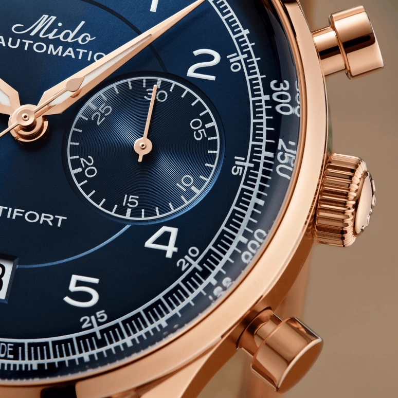 Mido,Multifort 42mm,42mm,Stainless Steel,Blue,Automatic,Chronograph,Date,M040,M040.427.36.042.00