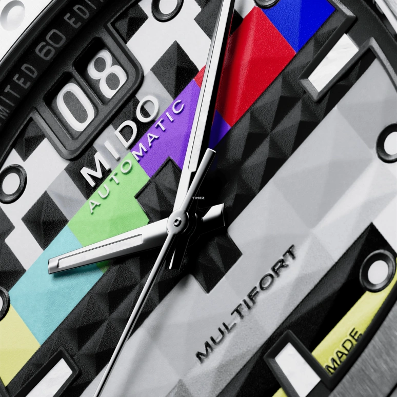 Mido,Multifort 40x39.20mm,40x39.20mm,Stainless Steel,Multi-Color,Automatic,Big Date,Sapphire,M049,M049.526.11.081.01