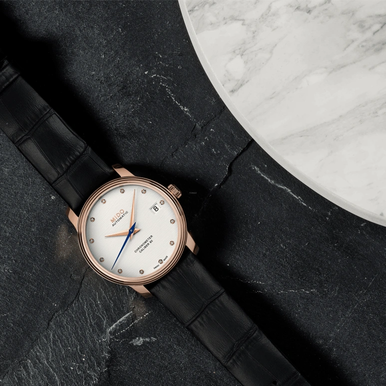 Mido,Baroncelli 34mm,34mm,Stainless Steel,Silver,Automatic,Date,Anti-magnetic,M027,M027.208.36.036.00