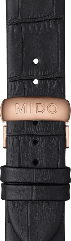 Mido,Baroncelli 40mm,40mm,Stainless Steel,Rose Gold,Coal Gray,Automatic,80hours,In-house Caliber,M027,M027.426.36.088.00