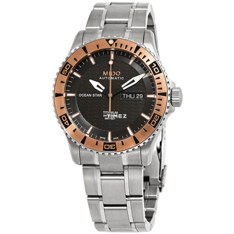 Mido,Ocean Star 42.50mm,42.50mm,Titanium,Black,Automatic,Date,Day,M011,M011.430.54.061.02