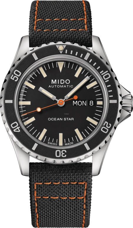 Mido,Ocean Star 40.50mm,40.50mm,Stainless Steel,Black,Automatic,Date,Day,M026,M026.830.11.051.00
