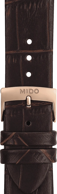 Mido,Baroncelli 39mm,39mm,Stainless Steel,Rose Gold,Coal Gray,Automatic,42hours,In-house Caliber,M027,M027.407.36.080.00