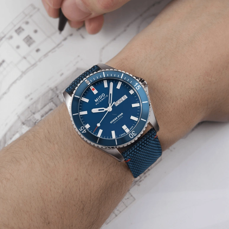 Mido,Ocean Star 42.50mm,42.50mm,Stainless Steel,Blue,Automatic,80hours,Sapphire,M026,M026.430.17.041.01