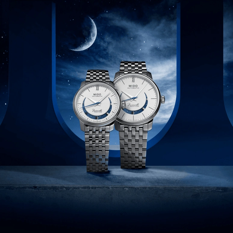 Mido,Baroncelli 33mm,33mm,Stainless Steel,White,Automatic,72hours,In-house Caliber,M027,M027.207.11.010.01