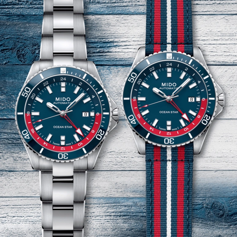 Mido,Ocean Star 44mm,44mm,Stainless Steel,Blue,Automatic,80hours,In-house Caliber,M026,M026.629.11.041.00