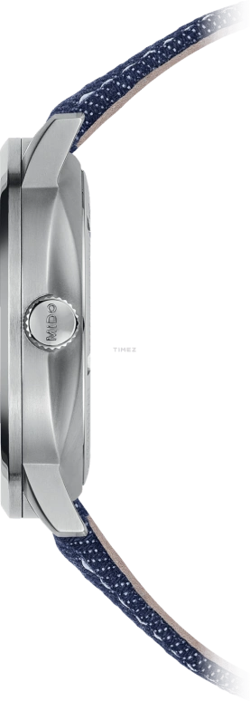 Mido,Commander 40mm,40mm,Stainless Steel,Smoky Gray,Automatic,Day,Round,M021,M021.407.18.411.00