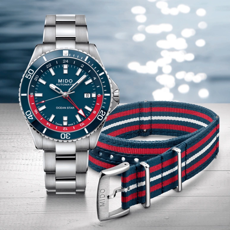 Mido,Ocean Star 44mm,44mm,Stainless Steel,Blue,Automatic,80hours,In-house Caliber,M026,M026.629.11.041.00