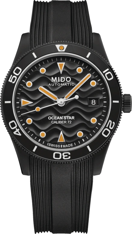 Mido,Ocean Star 39mm,39mm,Stainless Steel,Black,Automatic,Day,Sapphire,Crystal Glass,M026,M026.907.37.051.00