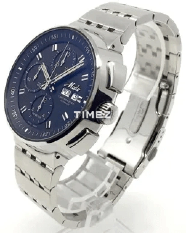 Mido,All Dial 41mm,41mm,Stainless Steel,Black,Chronograph,Date,Day,M8360,M8360.4.C8.12