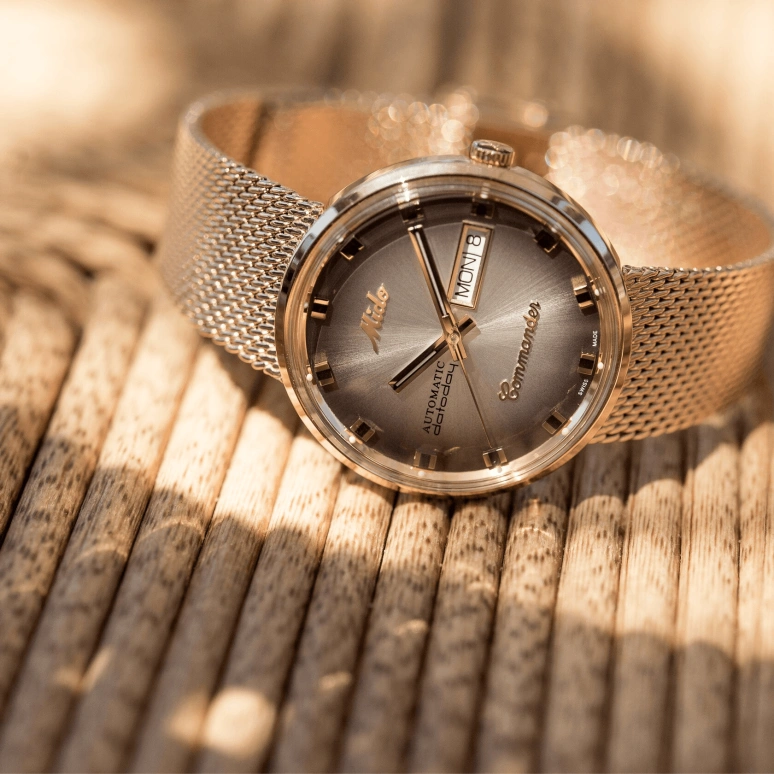Mido,Commander 37mm,37mm,Stainless Steel,Grey,Automatic,Date,Day,M8429,M8429.3.23.11