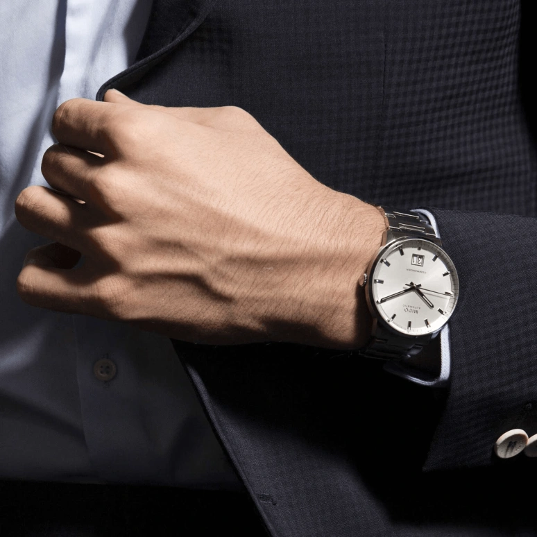 Mido,Commander 42mm,42mm,Stainless Steel,Silver,Automatic,Date,Big Date,M021,M021.626.11.031.00