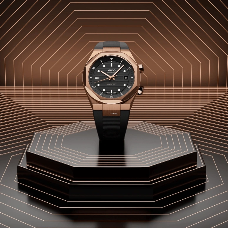 Mido,Multifort 38.40x40mm,38.40x40mm,Stainless Steel,Black,Automatic,Day,72hours,M047,M047.507.37.051.00