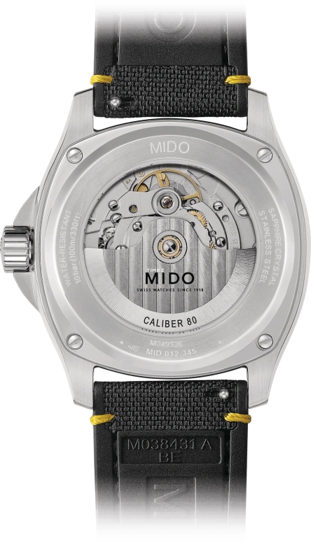 Mido,Multifort 39.20x40mm,39.20x40mm,Stainless Steel,Gradient,Grey,Automatic,Big Date,80hours,M049,M049.526.17.081.01