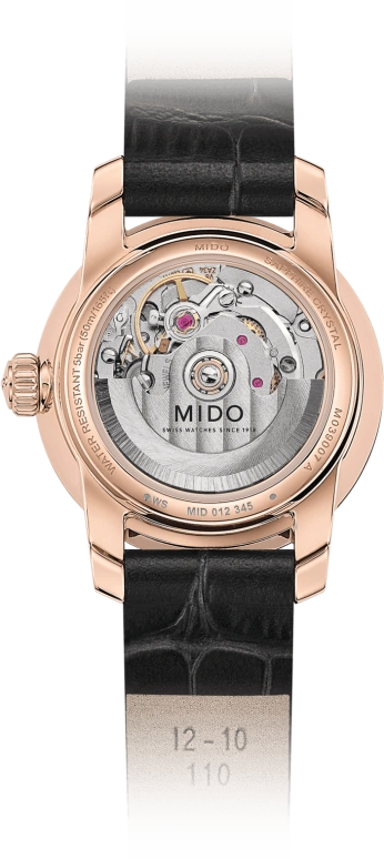 Mido,Baroncelli 25mm,25mm,Stainless Steel,Blue,Automatic,48hours,In-house Caliber,M039,M039.007.36.046.00