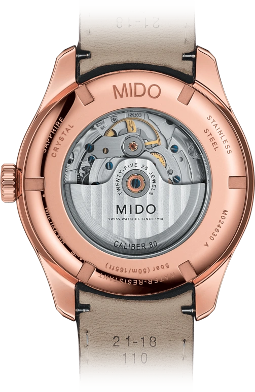 Mido,Belluna 42.50mm,42.50mm,Automatic,80hours,In-house Caliber,Sapphire,M024,M024.630.36.061.00