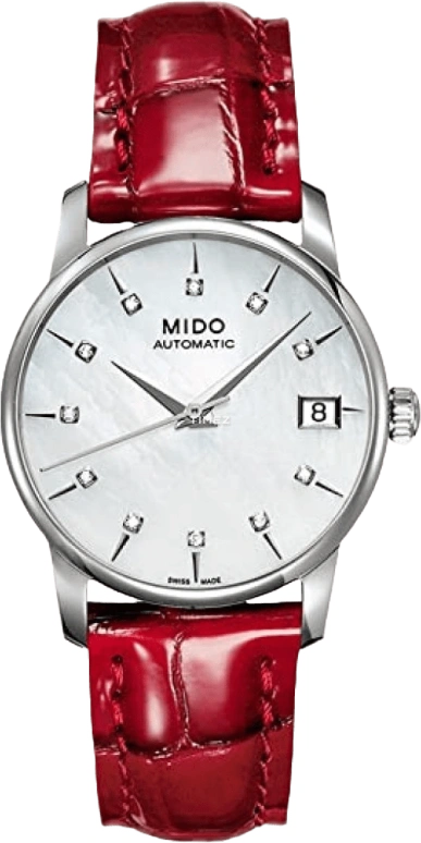 Mido,Baroncelli 33mm,33mm,Stainless Steel,White,Automatic,Day,80hours,M007,M007.207.16.106.00
