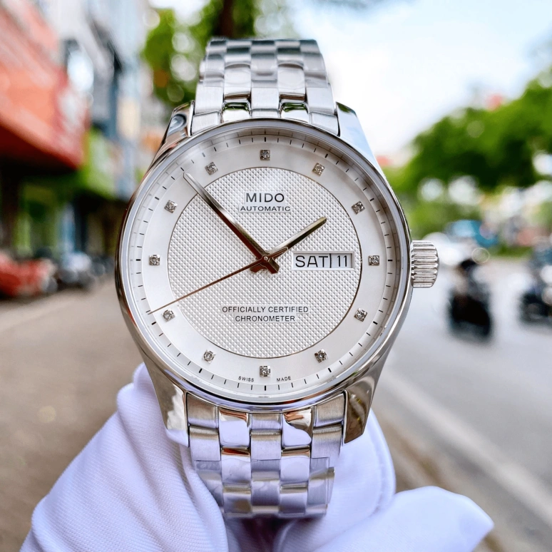 Mido,Belluna 40mm,40mm,Stainless Steel,Grey,Automatic,Date,Day,M001,M001.431.11.036.92