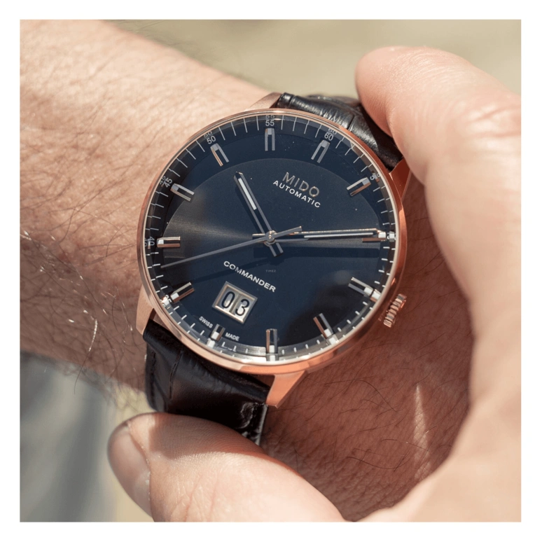 Mido,Commander 42mm,42mm,Stainless Steel,Grey,Automatic,Date,Big Date,M021,M021.626.36.051.00