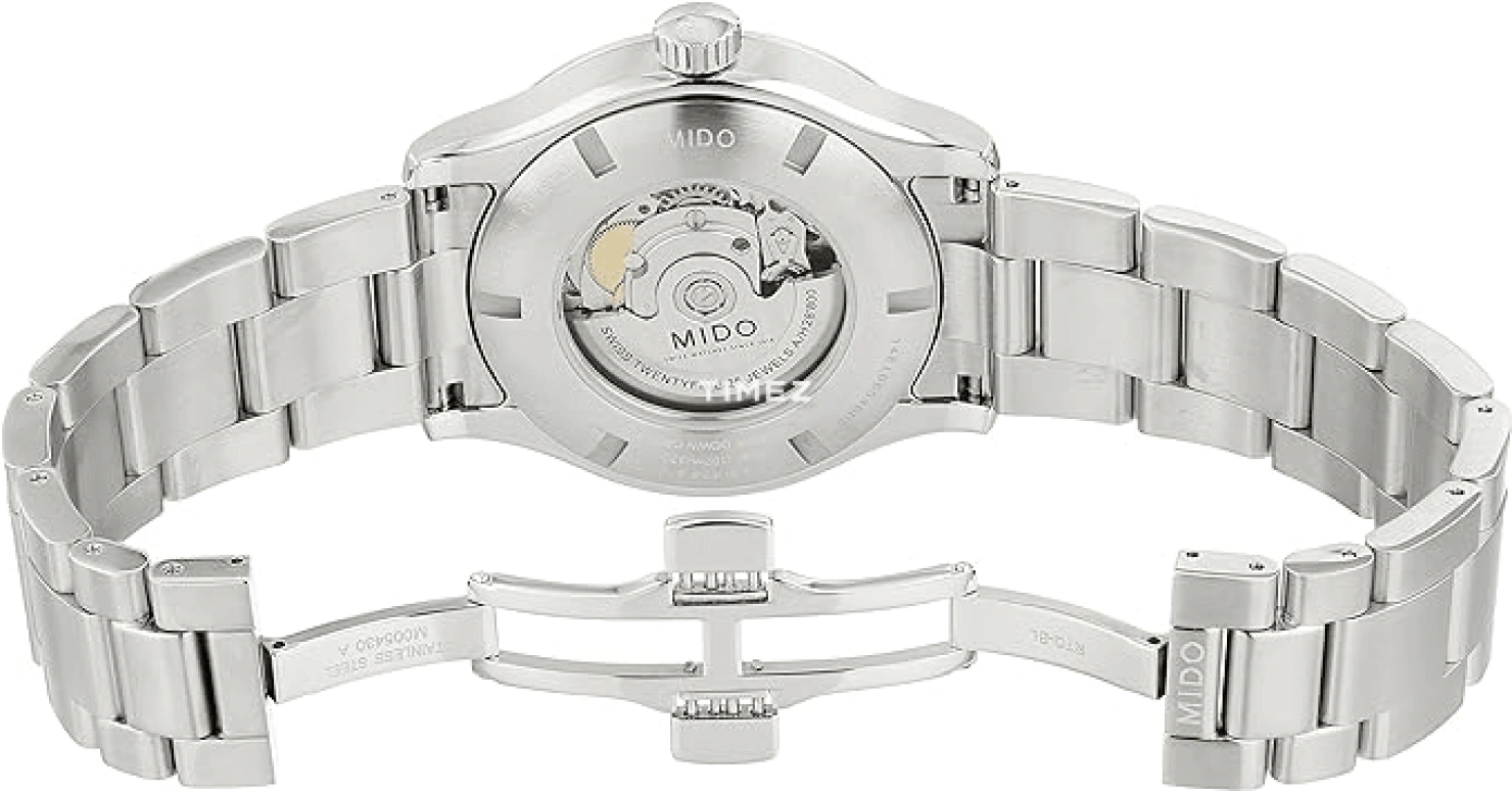 Mido,Multifort 42mm,42mm,Stainless Steel,Silver White,Automatic,38hours,Sapphire,Crystal Glass,M005,M005.430.11.031.00