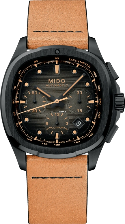 Mido,Multifort 41.50x42mm,41.50x42mm,Stainless Steel,Grey,Automatic,Chronograph,Day,M049,M049.527.33.081.00