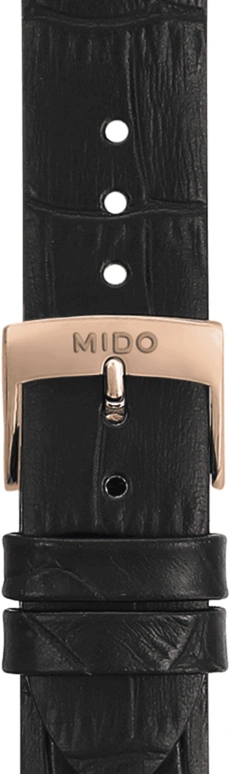 Mido,Baroncelli 33mm,33mm,Stainless Steel,Rose Gold,White,Automatic,42hours,In-house Caliber,M027,M027.207.36.013.00