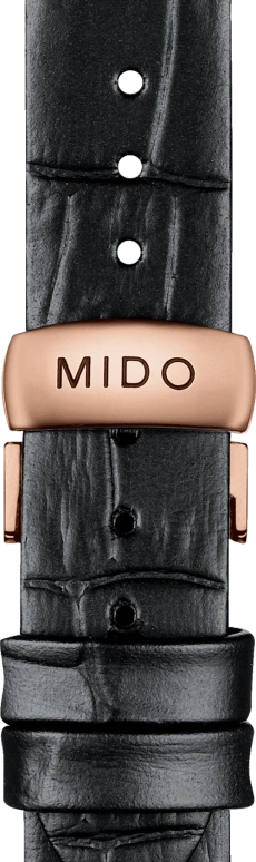 Mido,Baroncelli 33mm,33mm,Stainless Steel,Rose Gold,White,Automatic,80hours,In-house Caliber,M039,M039.207.36.106.00