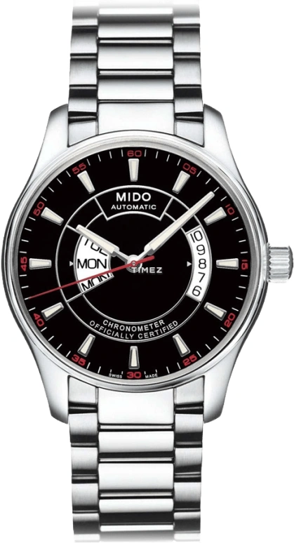 Mido,Belluna 40mm,40mm,Stainless Steel,Black,Automatic,Date,Day,M001,M001.431.11.051.32