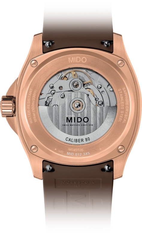 Mido,Multifort 39.20x40mm,39.20x40mm,Stainless Steel,Brown,Automatic,Big Date,Anti-magnetic,M049,M049.526.37.291.00
