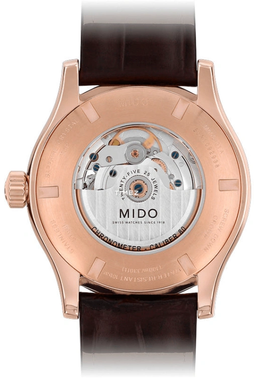 Mido,Multifort 42mm,42mm,Stainless Steel,Rose Gold,Silver,Automatic,Date,Day,M005,M005.431.36.031.00
