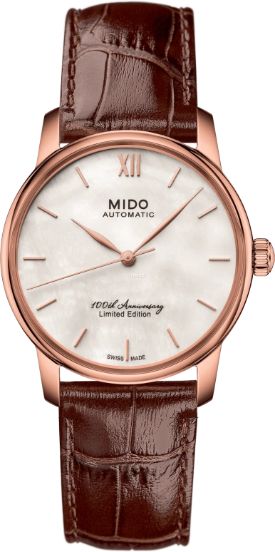 Mido,Baroncelli 33mm,33mm,Peek,White,Automatic,38hours,Sapphire,M007,M007.236.36.118.00