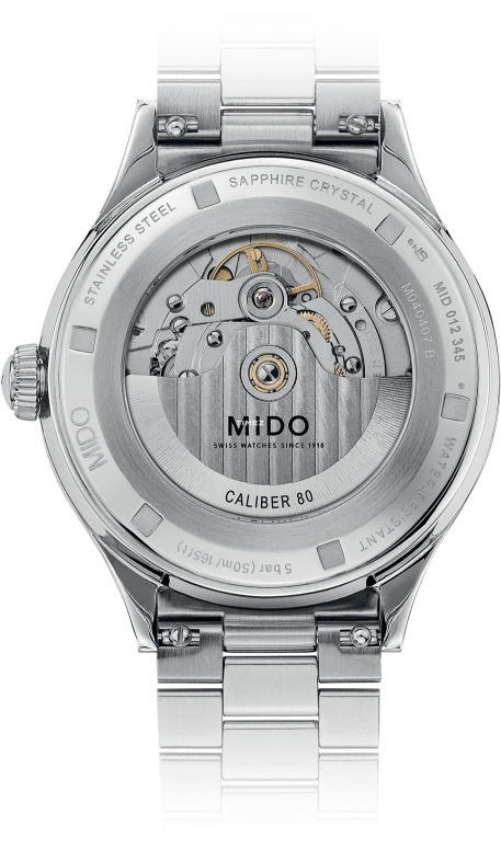 Mido,Multifort 40mm,40mm,Stainless Steel,Blue,Automatic,Day,Sapphire,M040,M040.407.11.041.00