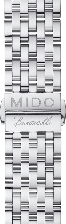 Mido,Baroncelli 39mm,39mm,Stainless Steel,White,Automatic,42hours,In-house Caliber,M027,M027.407.11.010.00