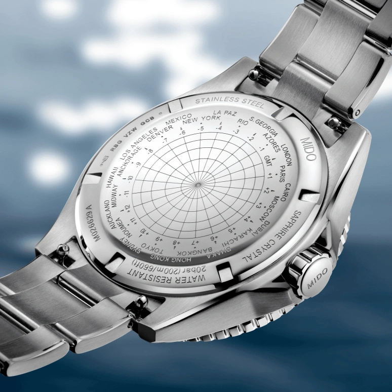 Mido,Ocean Star 44mm,44mm,Stainless Steel,Blue,Automatic,80hours,In-house Caliber,M026,M026.629.11.041.00