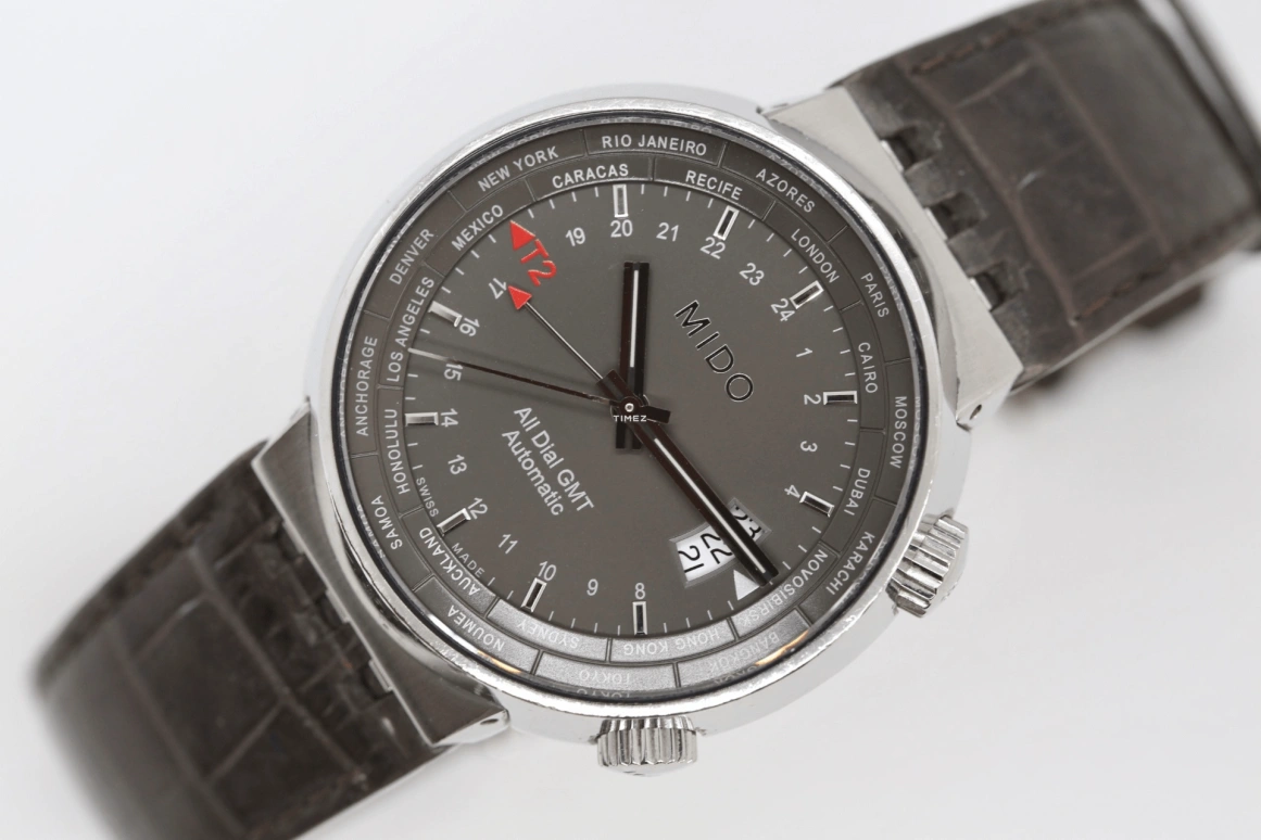Mido,All Dial 42mm,42mm,Stainless Steel,Grey,Automatic,Day,Dule Time,M8350,M8350.4.18.5