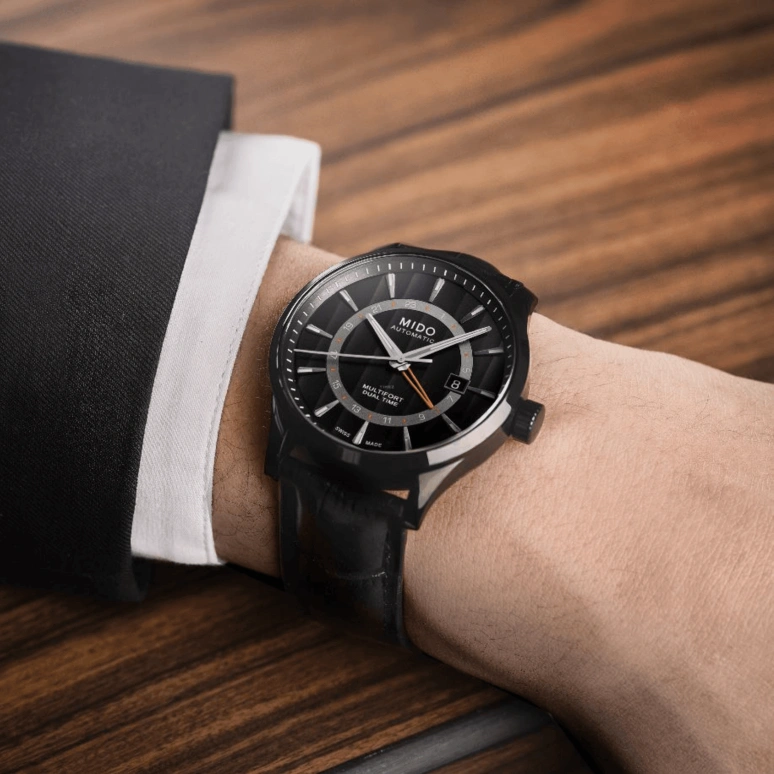 Mido,Multifort 42mm,42mm,Stainless Steel,Black,Automatic,Chronograph,Date,M038,M038.429.36.051.00