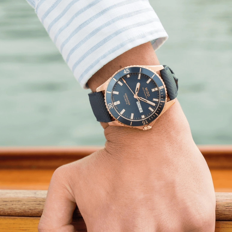 Mido,Ocean Star 42.50mm,42.50mm,Stainless Steel,Blue,Automatic,Date,Day,M026,M026.430.36.041.00