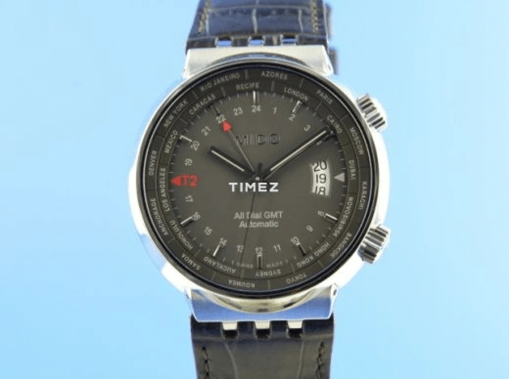 Mido,All Dial 42mm,42mm,Stainless Steel,Grey,Automatic,Day,Dule Time,M8350,M8350.4.18.5