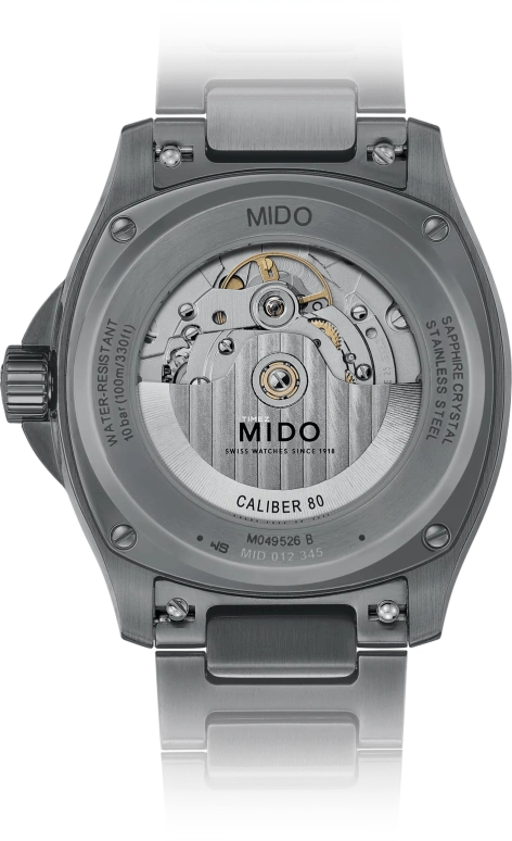 Mido,Multifort 39.20x40mm,39.20x40mm,Stainless Steel,Grey,Automatic,Big Date,80hours,M049,M049.526.33.081.01