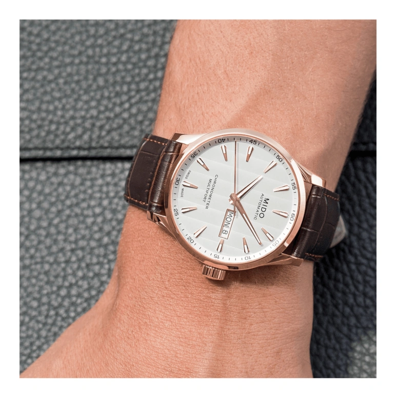 Mido,Multifort 42mm,42mm,Stainless Steel,Silver,Automatic,Date,Anti-magnetic,M038,M038.431.36.031.00