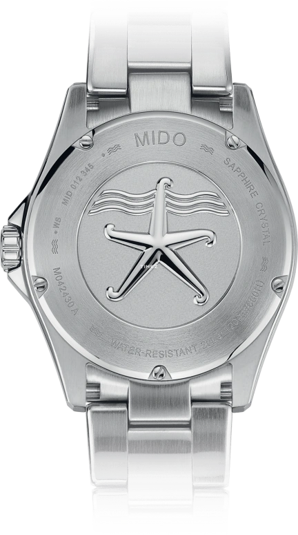 Mido,Ocean Star 42.50mm,42.50mm,Rose Gold,Stainless Steel,Ceramic,Black,Automatic,Sapphire,Round,M042,M042.430.21.051.00