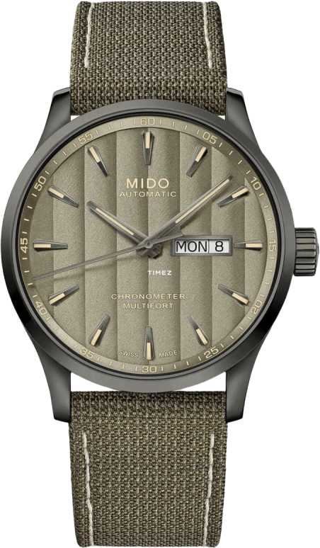 Mido,Multifort 42mm,42mm,Stainless Steel,Green,Automatic,Date,Day,M038,M038.431.37.091.00