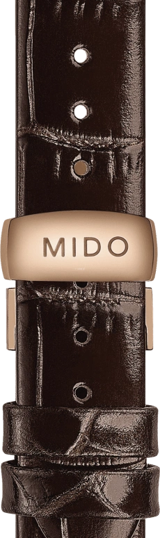 Mido,Rainflower 34mm,34mm,Stainless Steel,Brown,Automatic,Date,Anti-magnetic,M043,M043.207.36.168.00