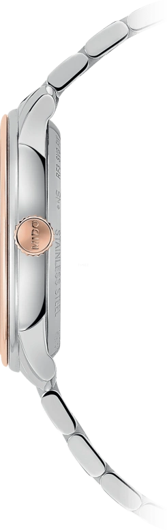 Mido,Baroncelli 33mm,33mm,Stainless Steel,White,Automatic,72hours,In-house Caliber,M027,M027.207.22.010.01