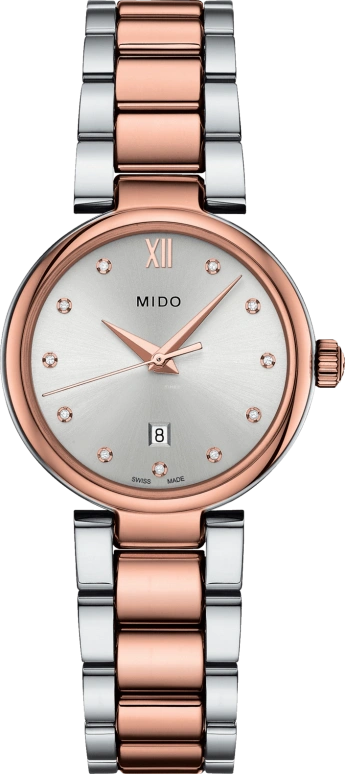 Mido,Baroncelli 29mm,29mm,Silver,Quartz,26280hours,Sapphire,M022,M022.210.22.036.00