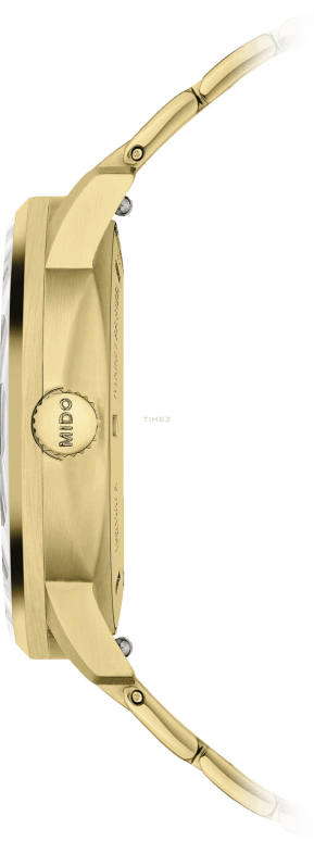 Mido,Commander 35mm,35mm,Stainless Steel,Champagne,Automatic,Day,Sapphire,Glass,M021,M021.207.33.021.00