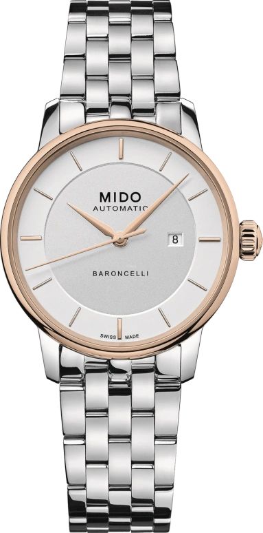 Mido,Baroncelli 30mm,30mm,Stainless Steel,Silver White,Automatic,48hours,In-house Caliber,M037,M037.207.21.031.00